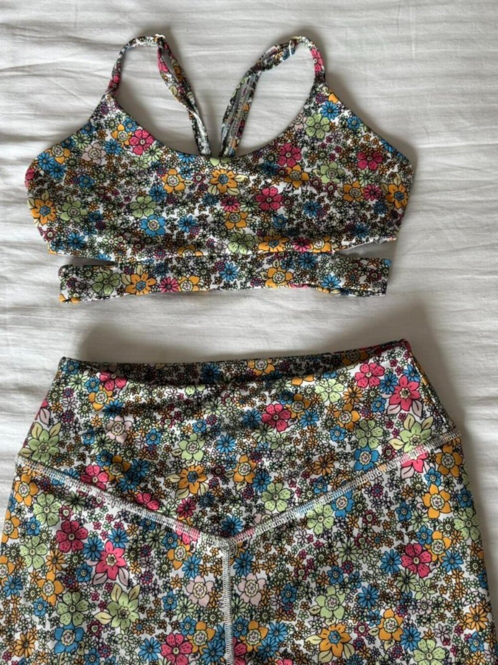 Sincerely Jules for Bandier Women's Floral Workout Set